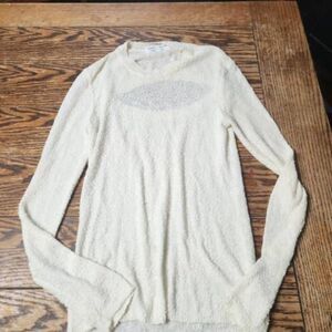 proenza schouler white label open back sweater sz Small